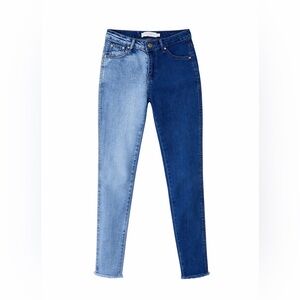 BUZZ Two-Tone Blue Women's Jeans 1/2